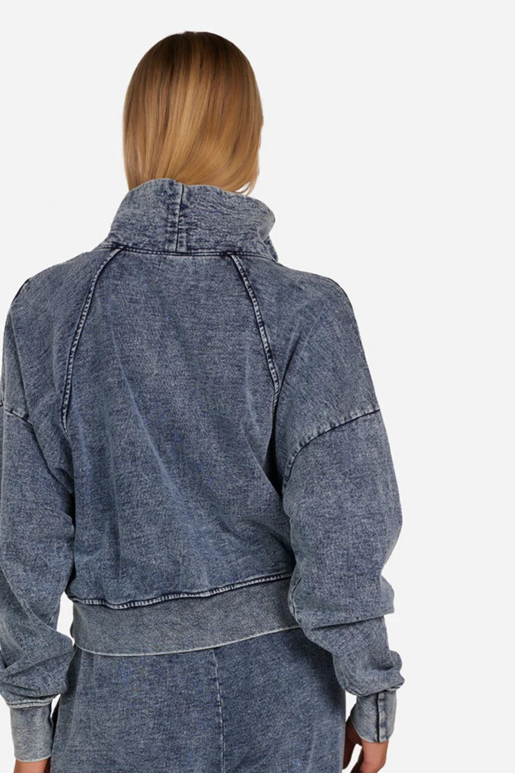 MORTIMER- RAGLAN HALF ZIP PULLOVER