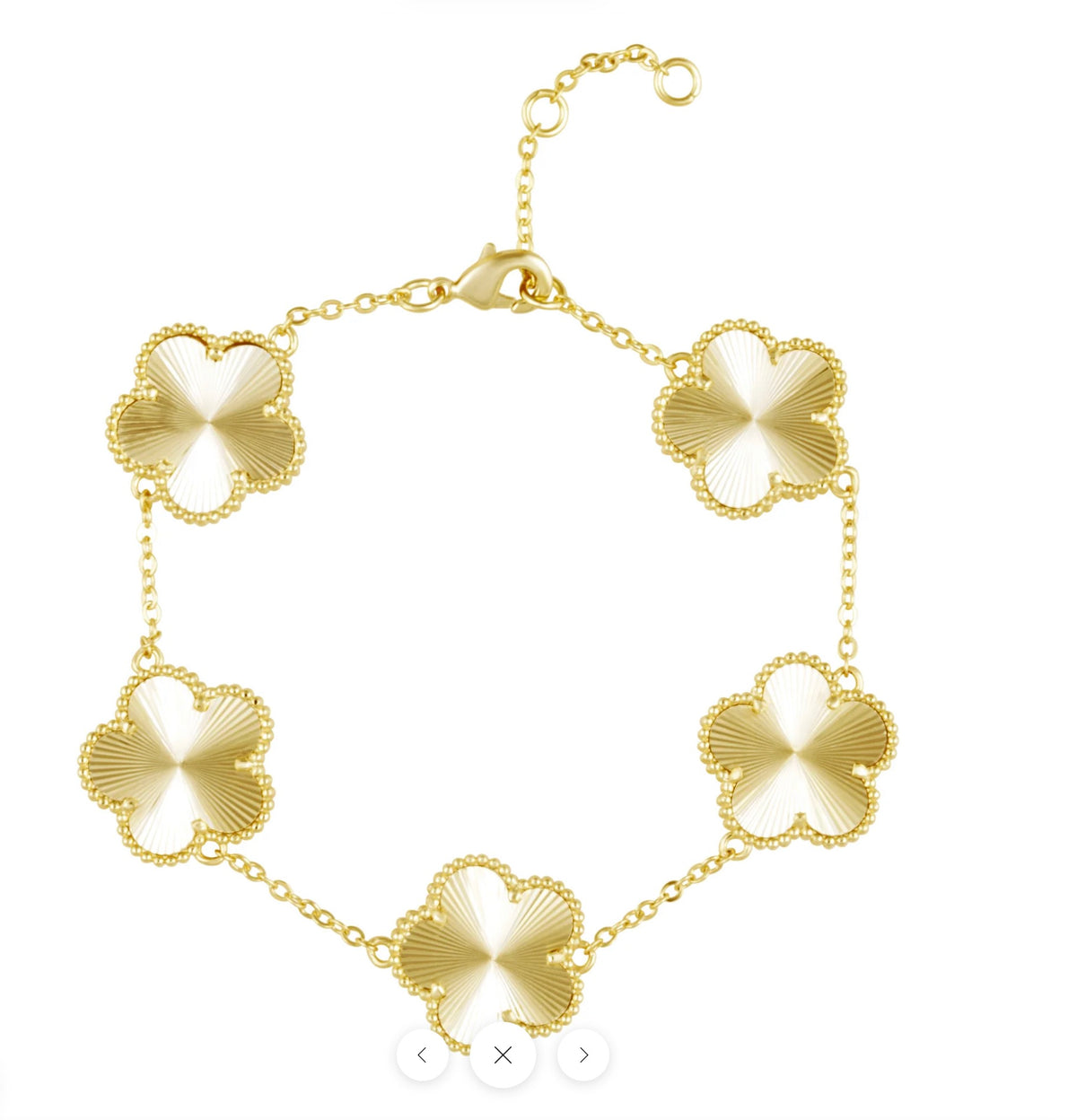 ADELINE CLOVER BRACELET - GOLD