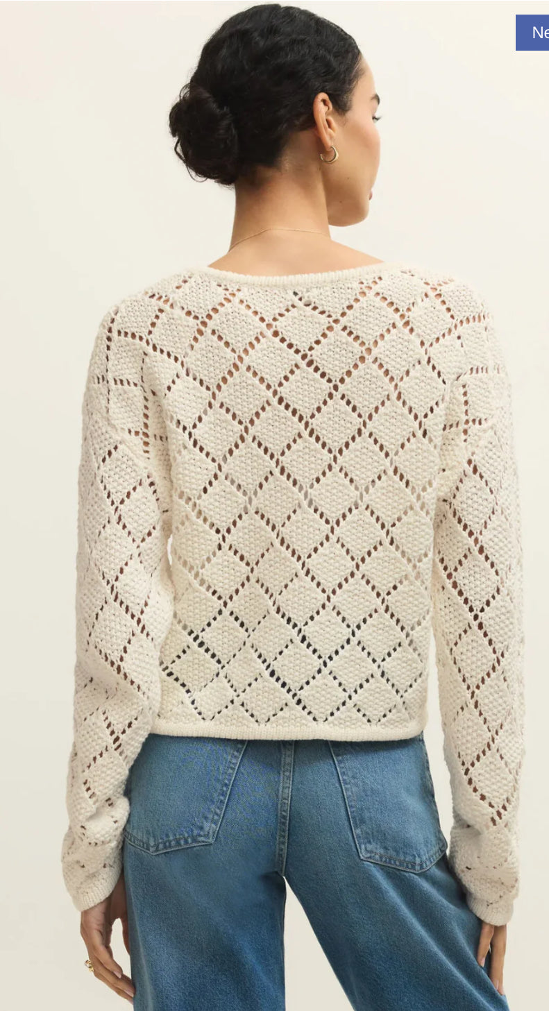 HULLEN CROCHET SWEATER