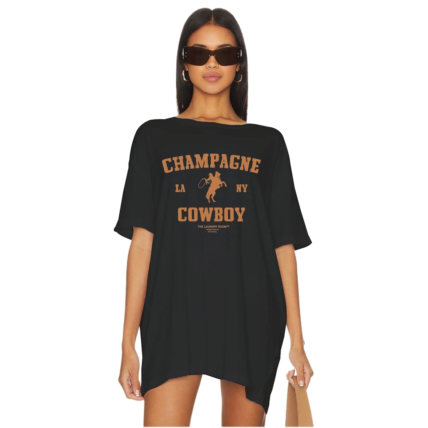 Champagne Cowboy -Oversized Tee-