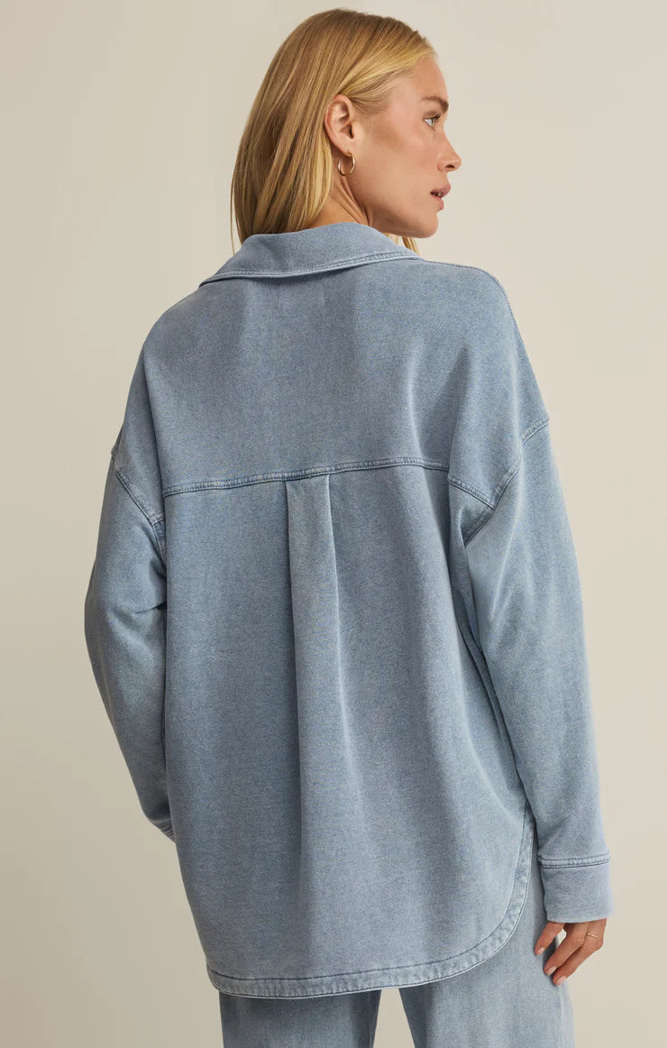 ALL DAY KNIT DENIMN JACKET
