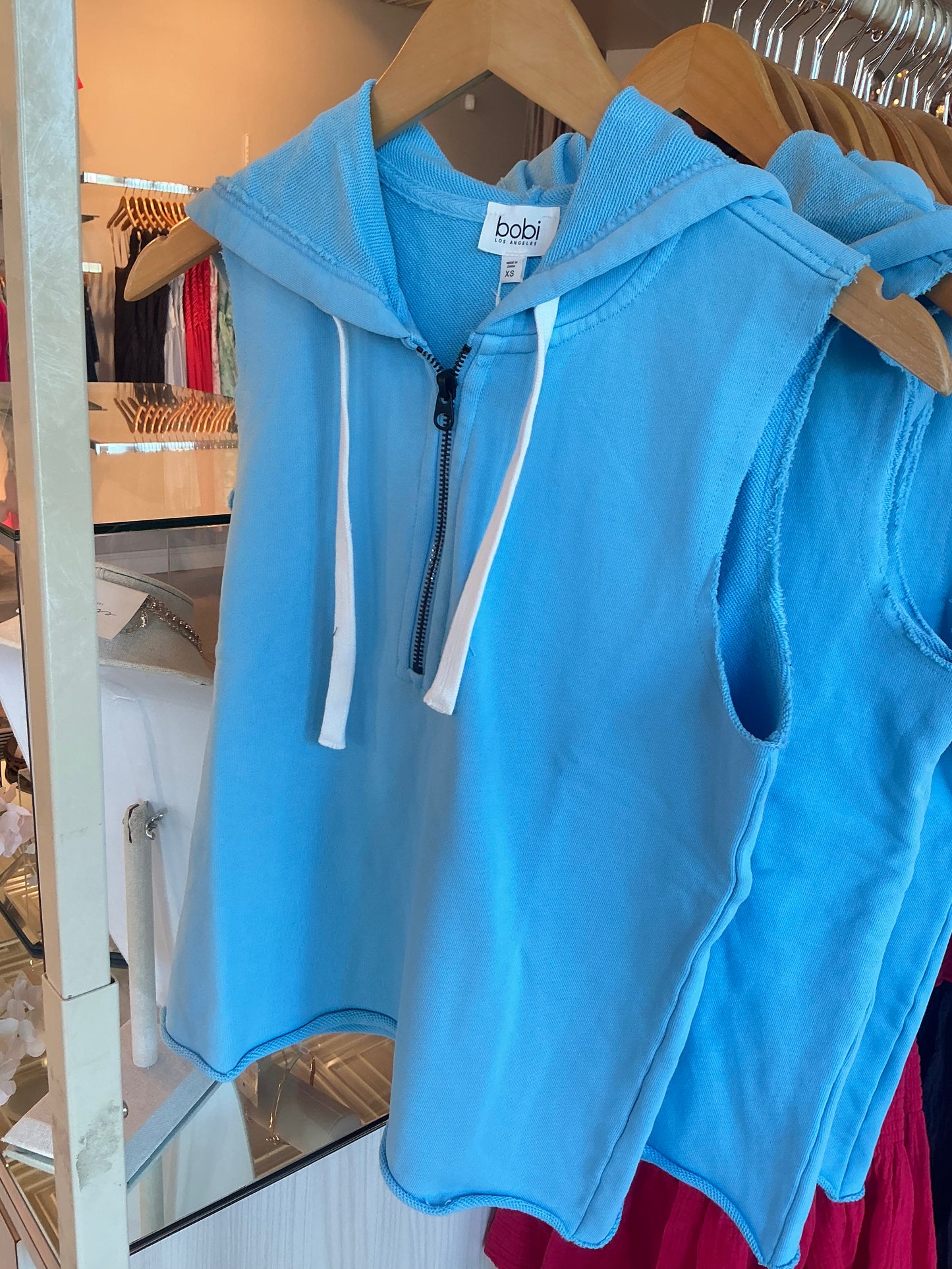 SLVLESS HALF ZIP HOODIE