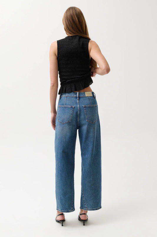 KYRA HIGH RISE BOWED WIDE LEG