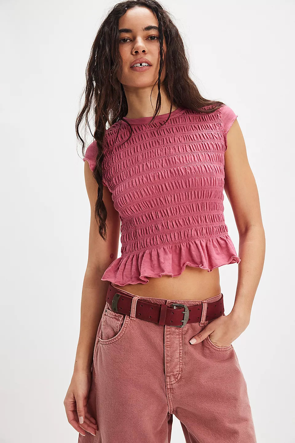 SYLVIE TEE IN SOOTHING PETAL