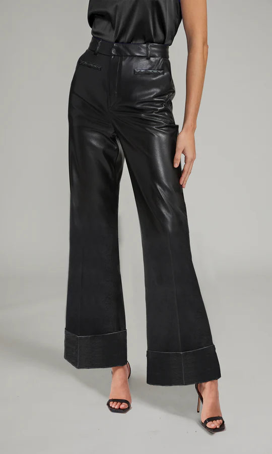 RAQUEL VEGAN LEATHER PANTS