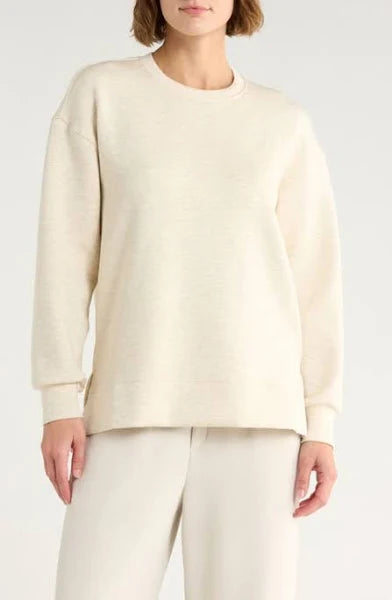 BRUSHED AE CREWNECK TOP