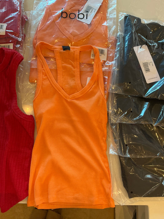 T-BK V-NECK TANK