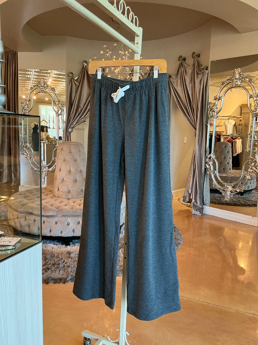 WIDE LEG DRAWSTRING PANT