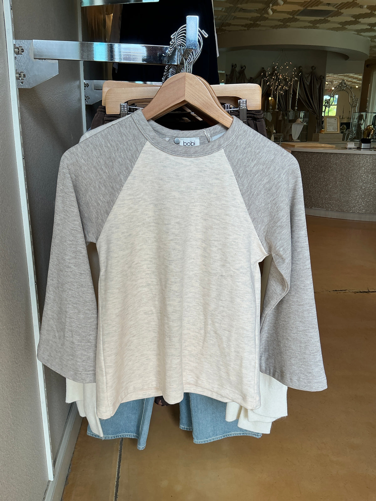 COLOR BLOCK 3/4 SV RAGLAN
