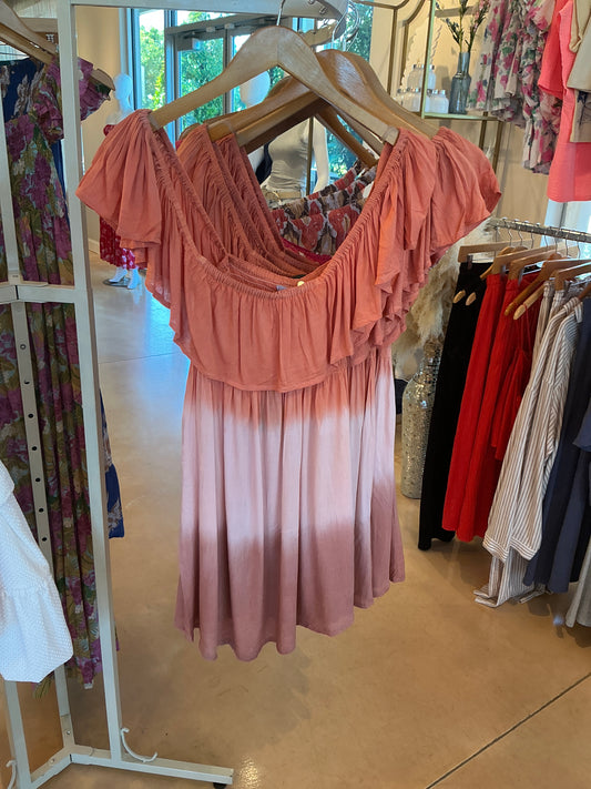 PINK SAND MINI DRESS