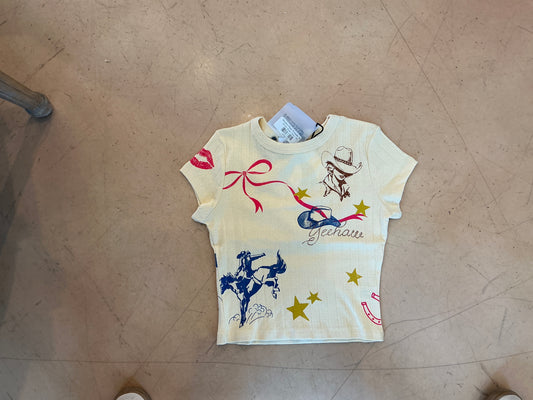 Western Flash Pointelle Tee