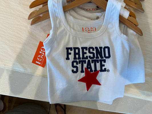 FRESNO STATE STAR TANK TOP