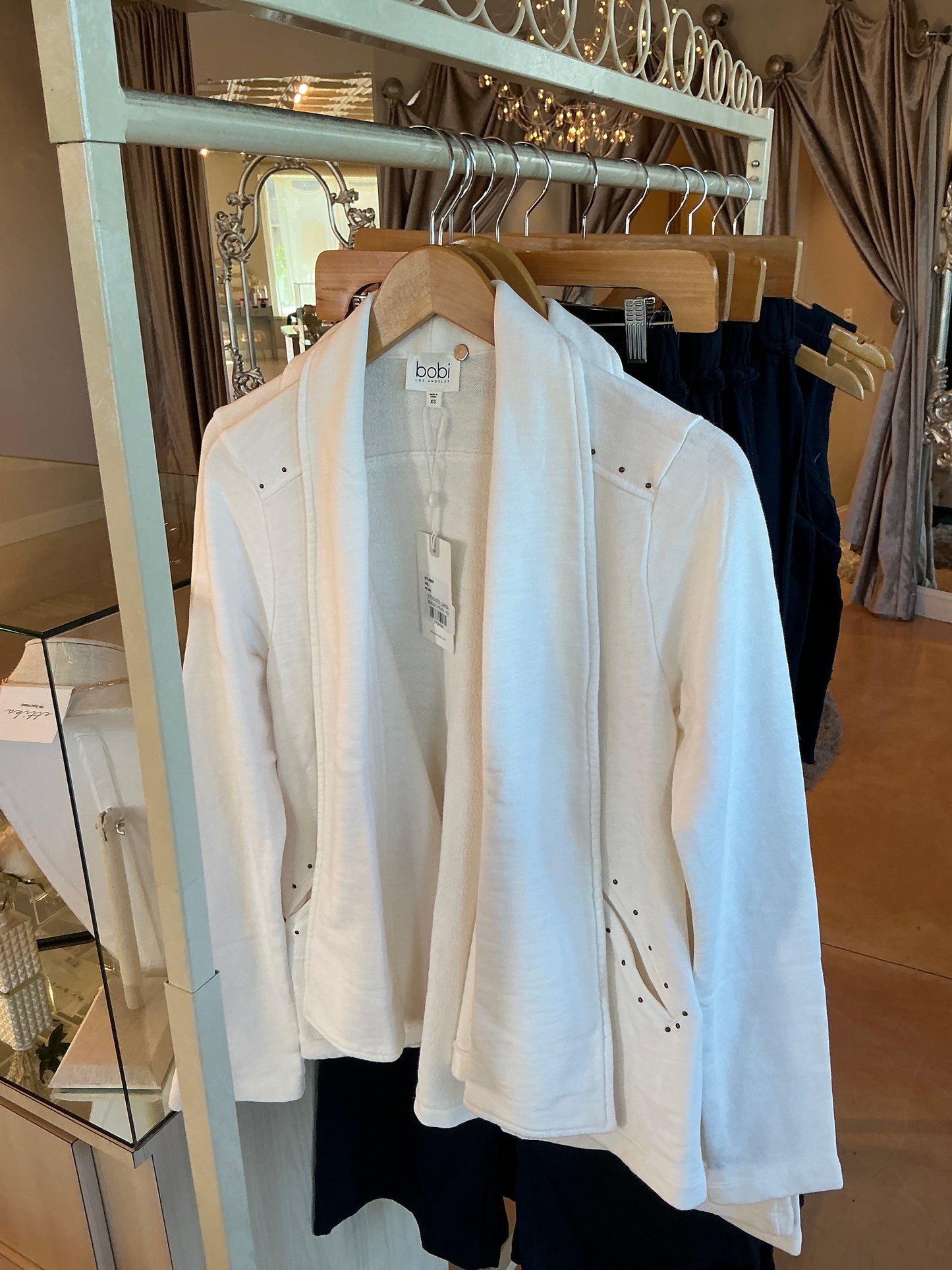 STUDDED CARDI