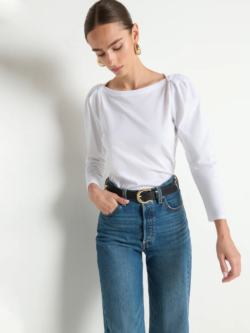 AMELIE ENVELOPE NECK TOP