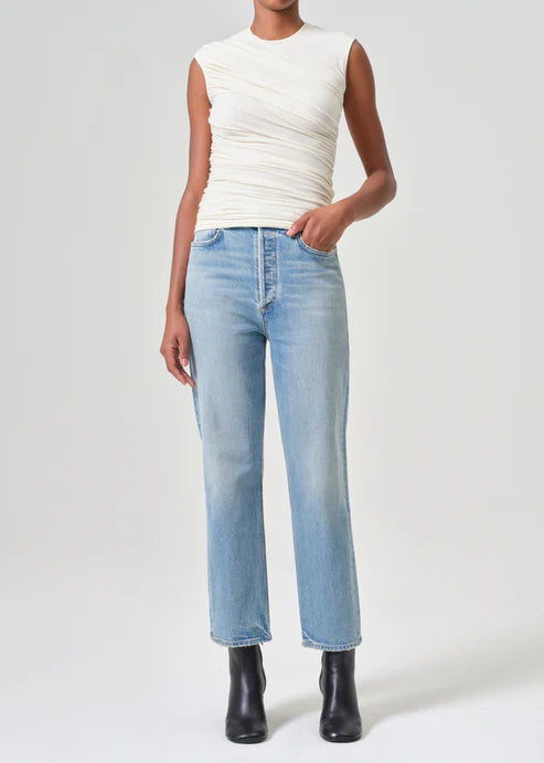 90's PINCH WAIST CROP JEAN