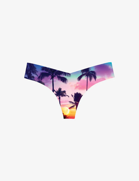 Photo Op Print Thong
