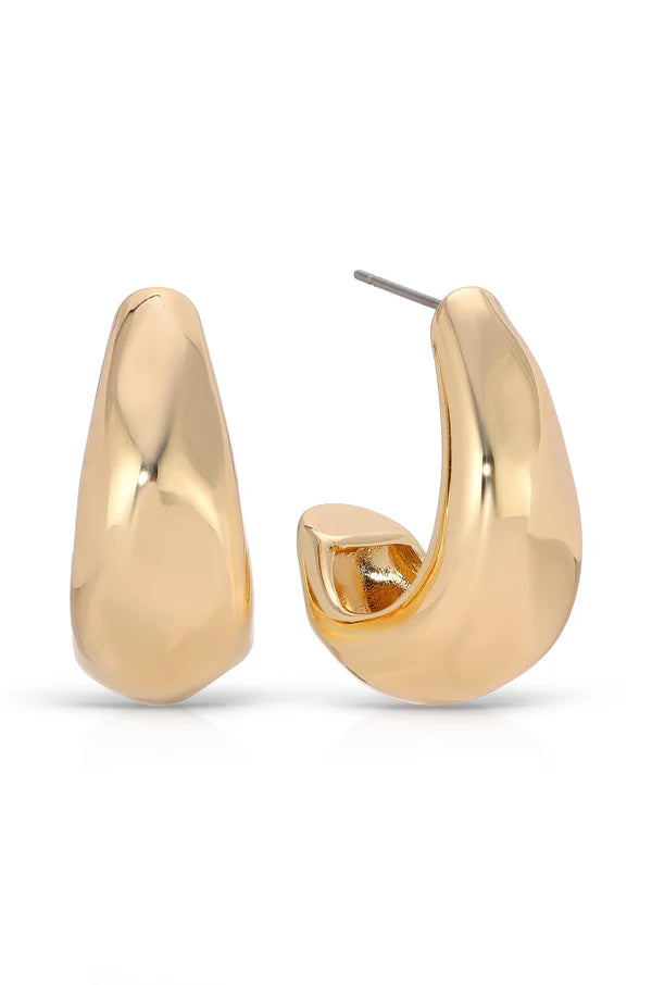 TRUE GOLDEN HOOP EARRINGS