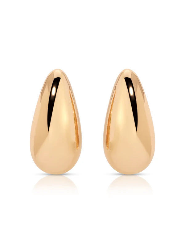 GOLDEN TEARDROP EARRINGS