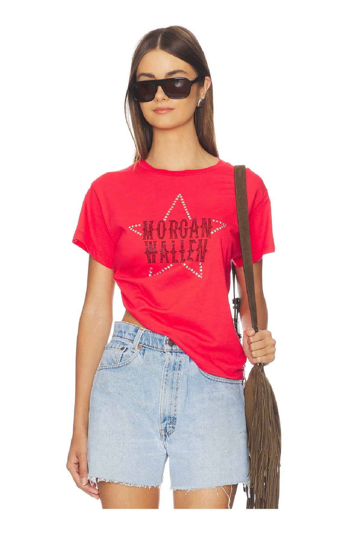 MORGAN WALLEN RHINESTONE STAR SOLO TEE