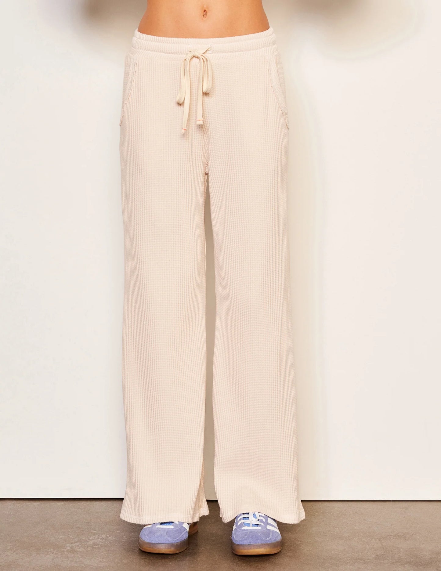 THERMAL WIDE LEG PANT