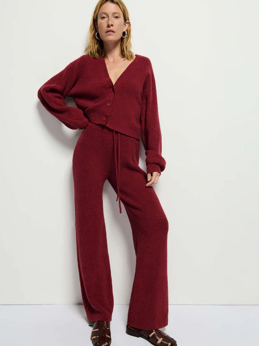 RACHELLE COZY RIBBED PANT