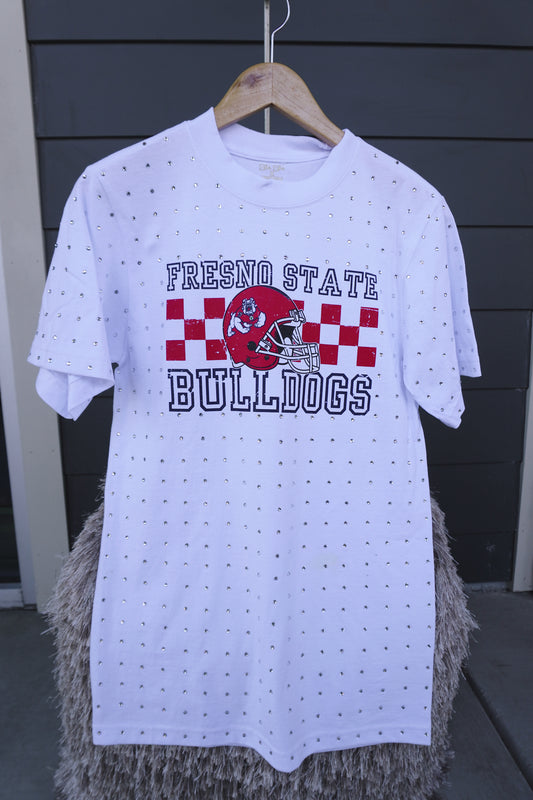 RHINESTONE OVERSIZED TEE