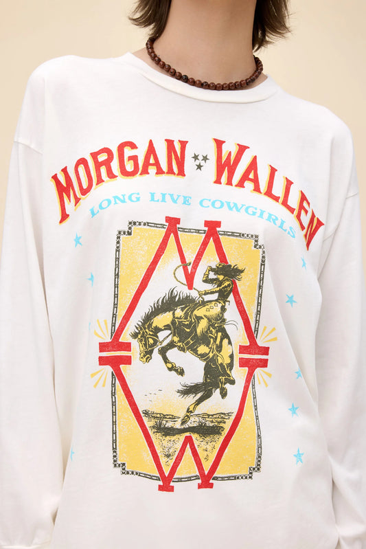 MORGAN WALLEN LONG LIVE COWGIRLS RELAXED L/S