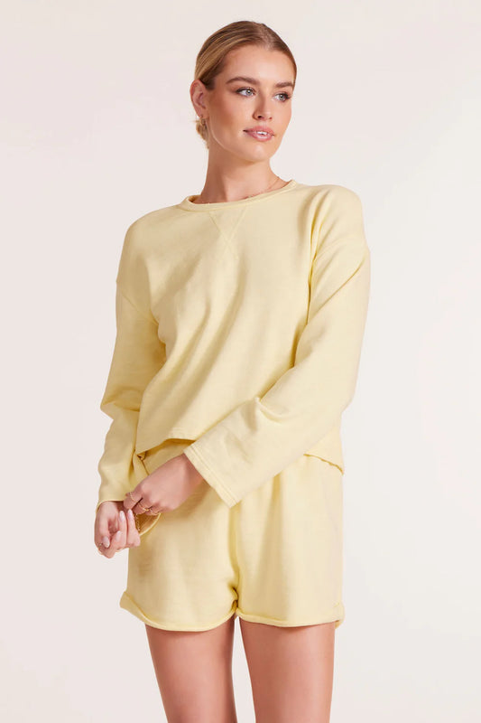 CREWNECK WIDE SLEEVE BOXY SWEATSHIRT