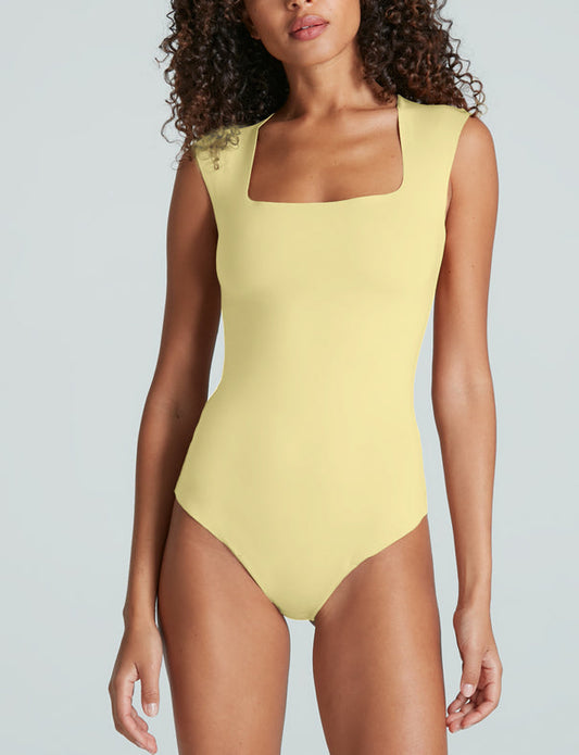 NEOPRENE CAP SLEEVE BOLDYSUIT