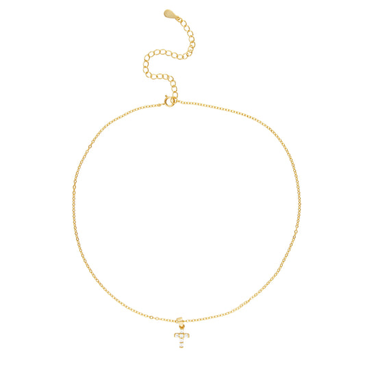 Mini cross necklace