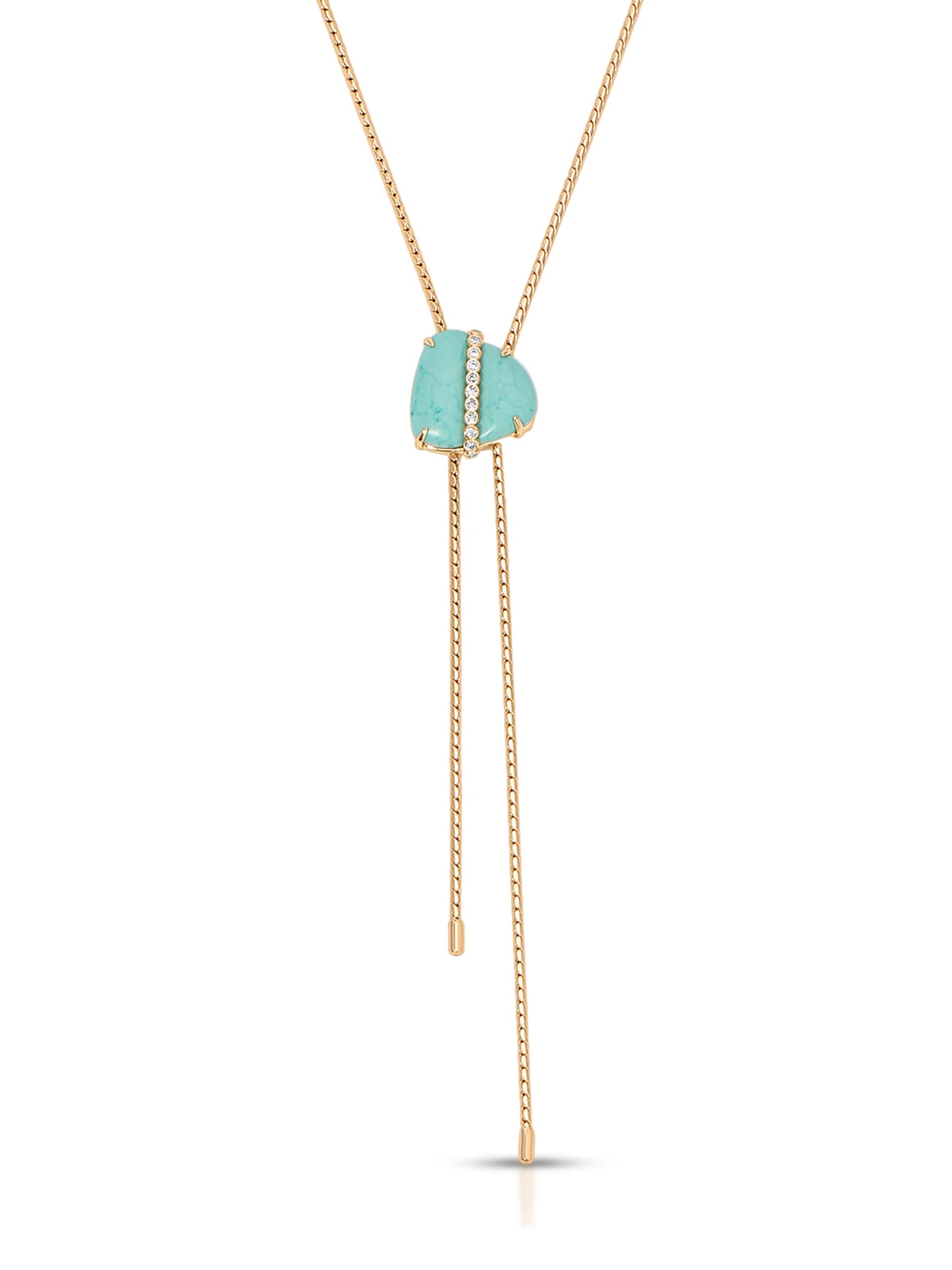 Turquoise solstice Bolo Necklace