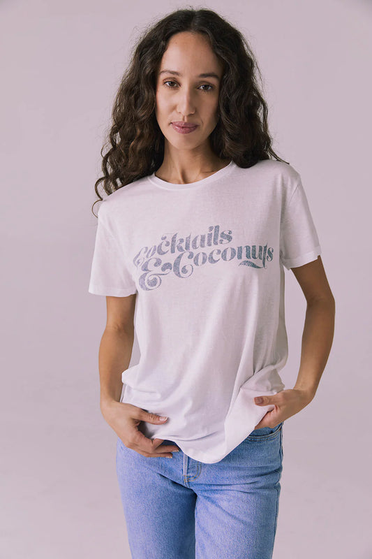 COCKTAILS & COCONUTS TEE
