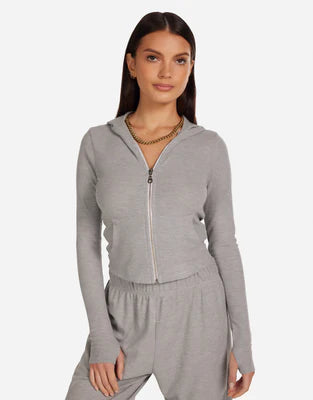 ARIS - FITTED CROP ZIP UP