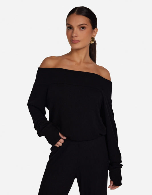 FENN - OFF SHOULDER SWEATER