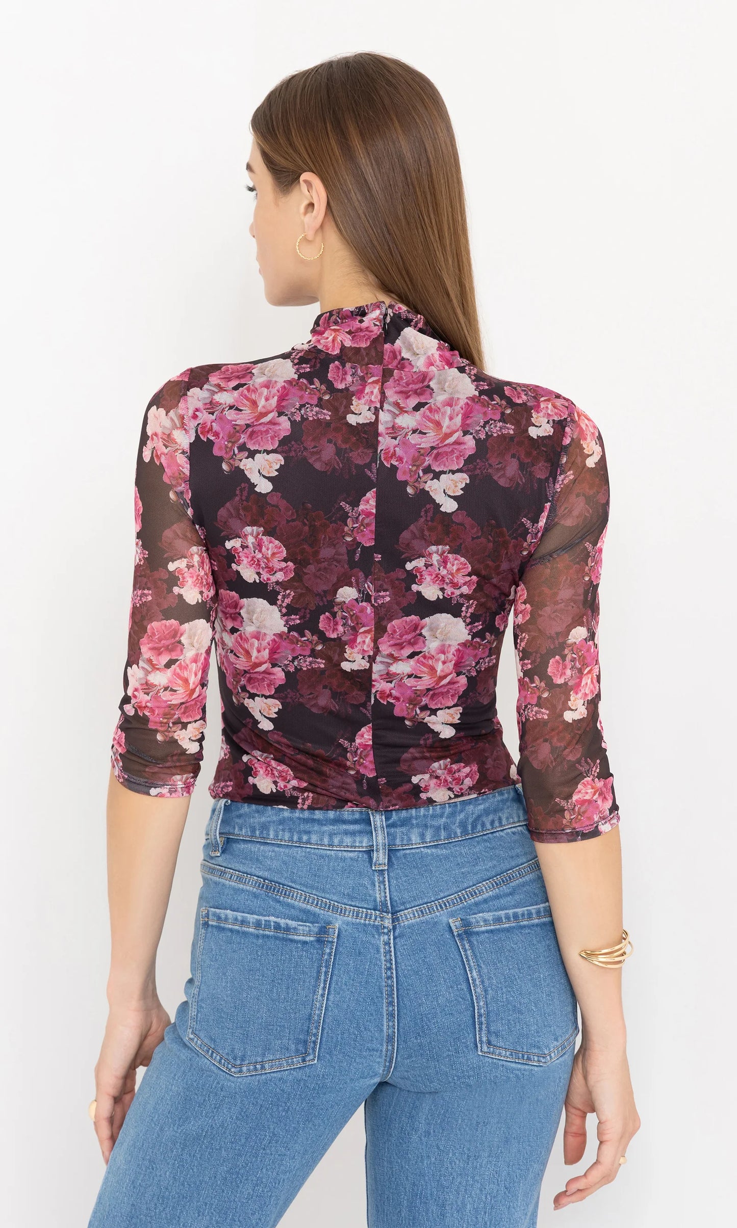 MILO FLORAL MESH BODYSUIT