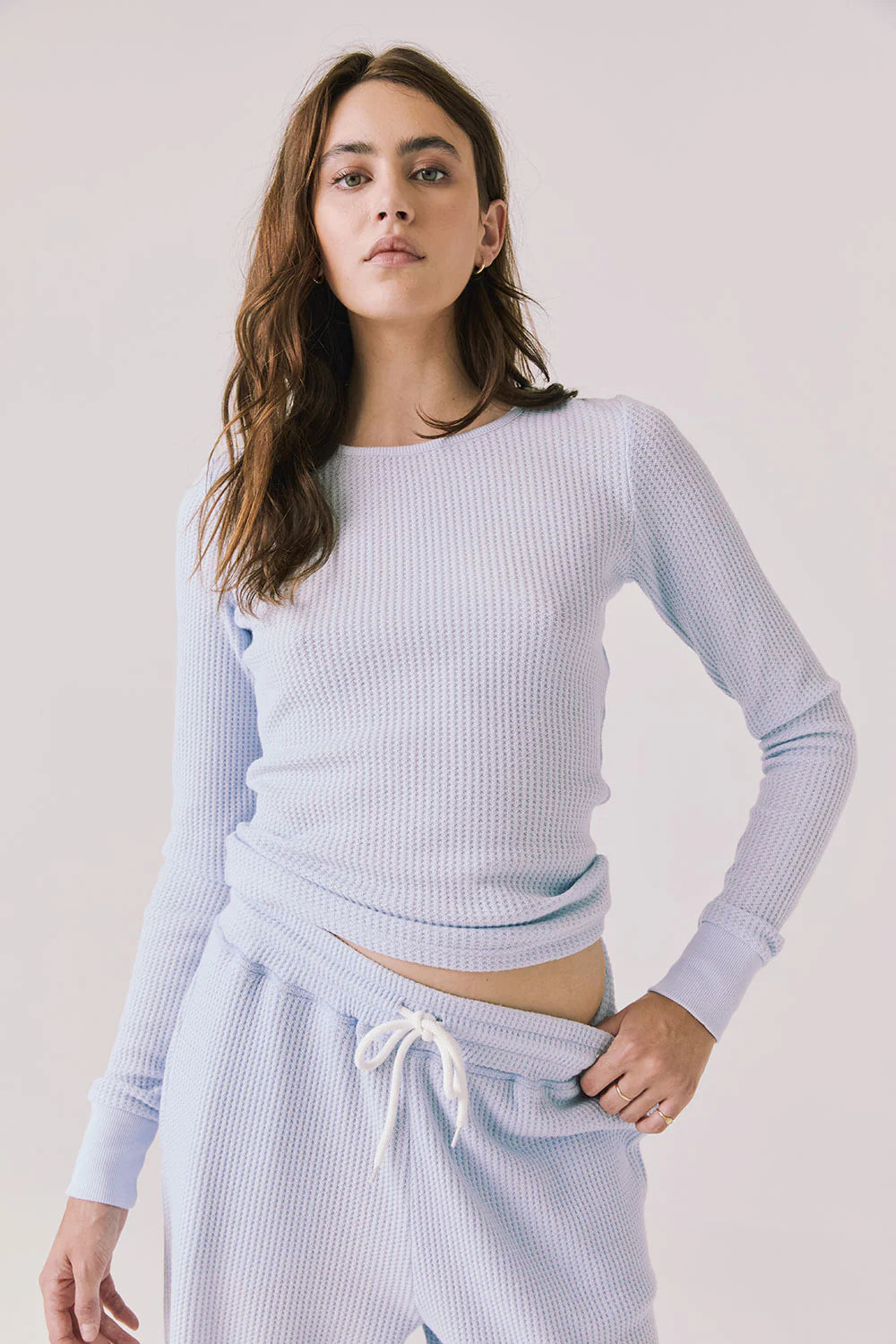 WAFFLE THERMAL SPRITZ L/S