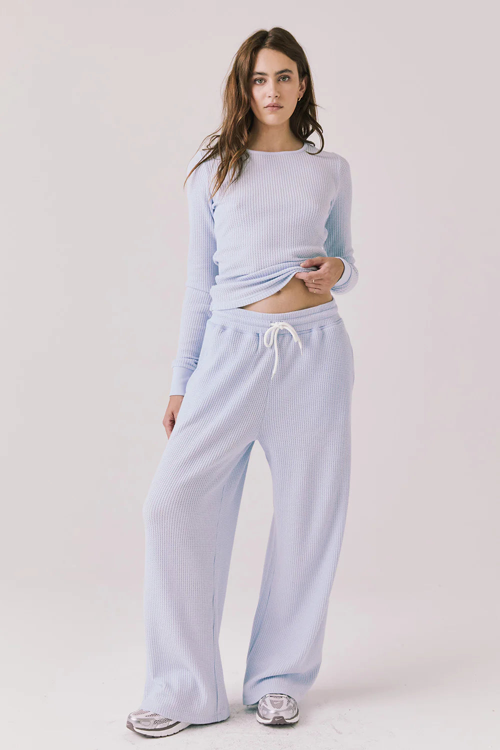 WAFFLE THERMAL BRANDY JOGGERS