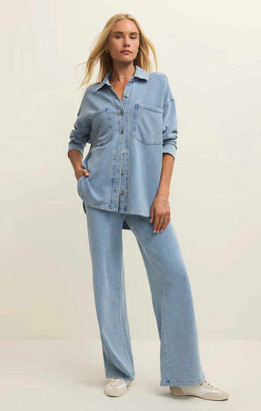 ALL DAY KNIT DENIMN JACKET