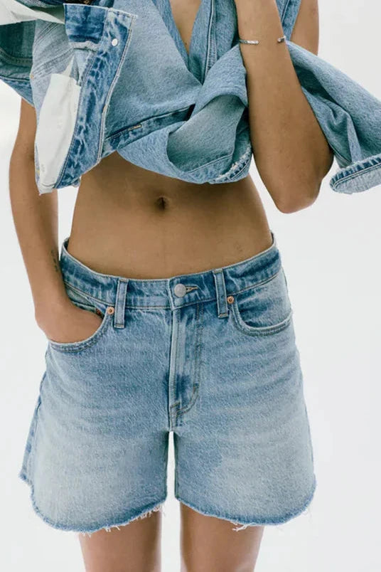 KENNEDY RELAXED MID RISE CUT OFF SHORT