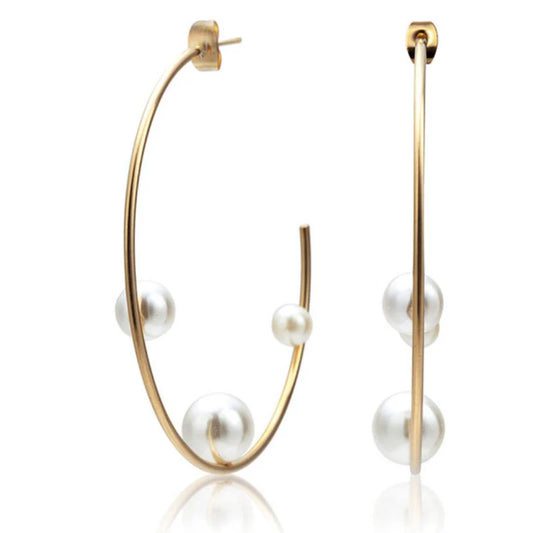 ALLIE PEARL HOOP