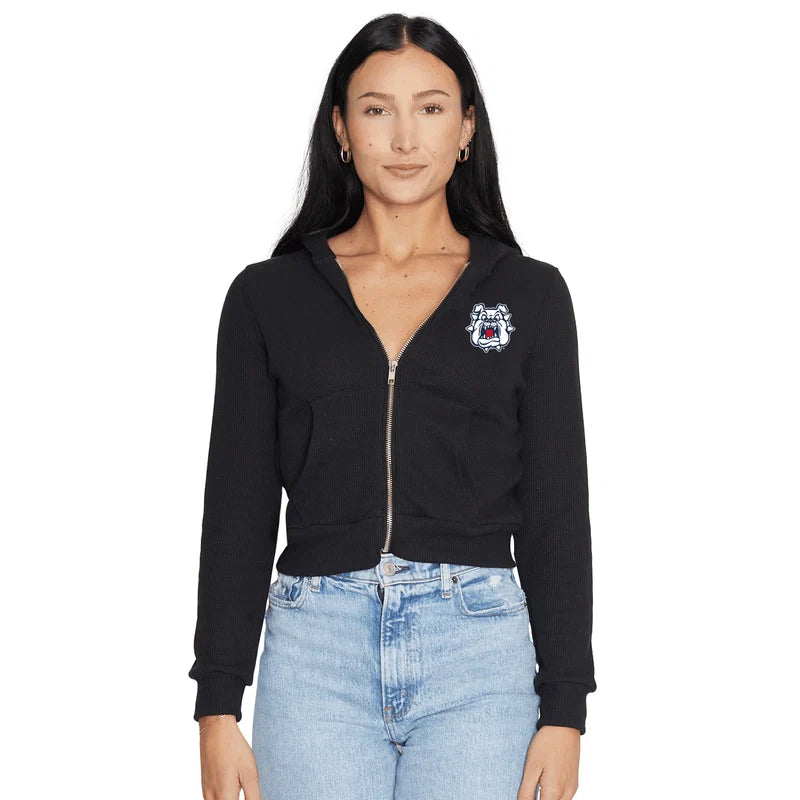 FRESNO STATE WAFFLE ZIP UP