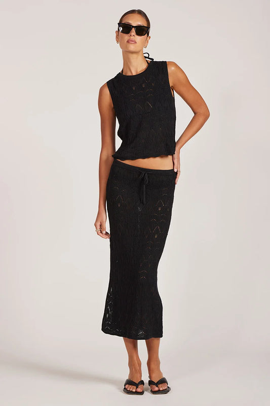 MAXI SKIRT W/SLIT