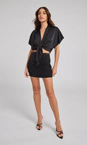 NINA CRYSTAL SKIRT