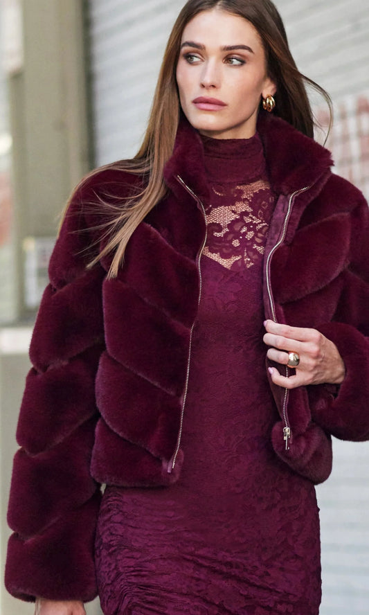 BRIANNA FAUX FUR JACKET