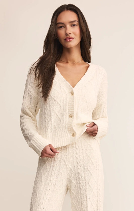 ELSA CABLE CARDIGAN