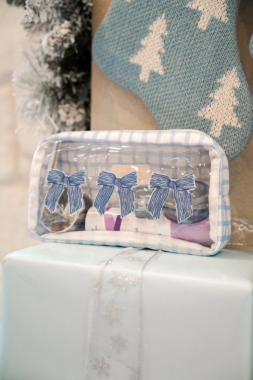 3 BOWS TRELLIS BAG