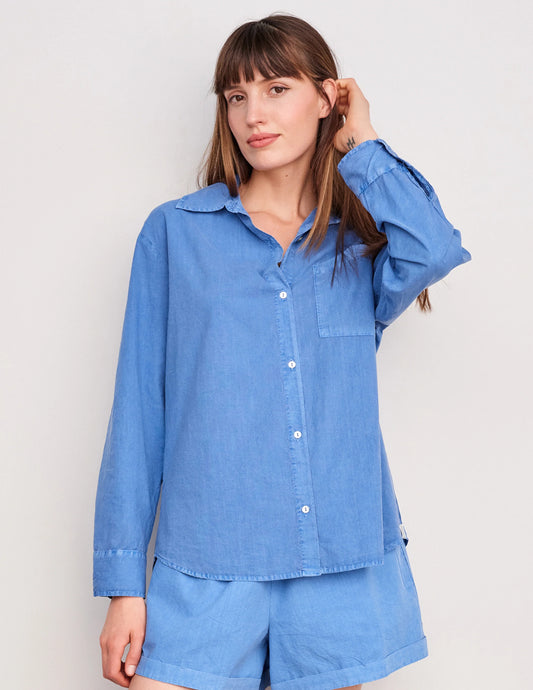 VOILE BUTTON DOWN