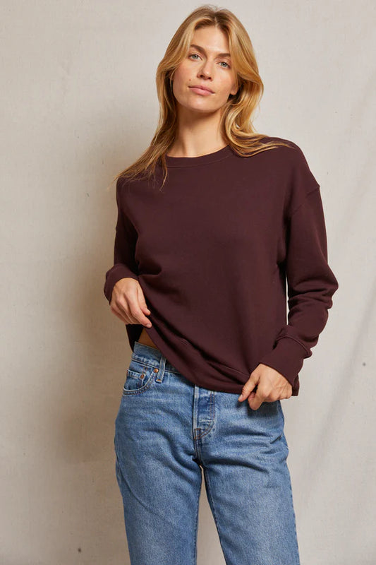FRENCH TERRY PULLOVER SWEATSHIRT