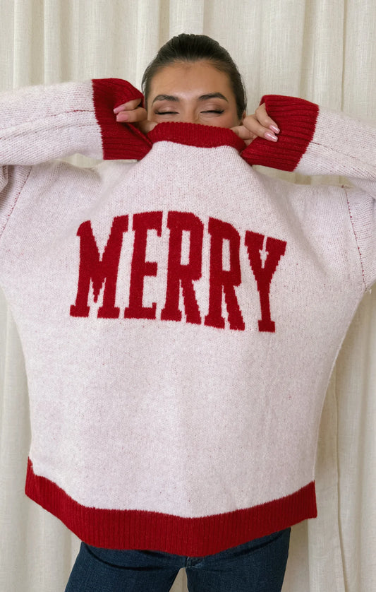 MERRY GRAPHIC CLASSIC CREWNECK
