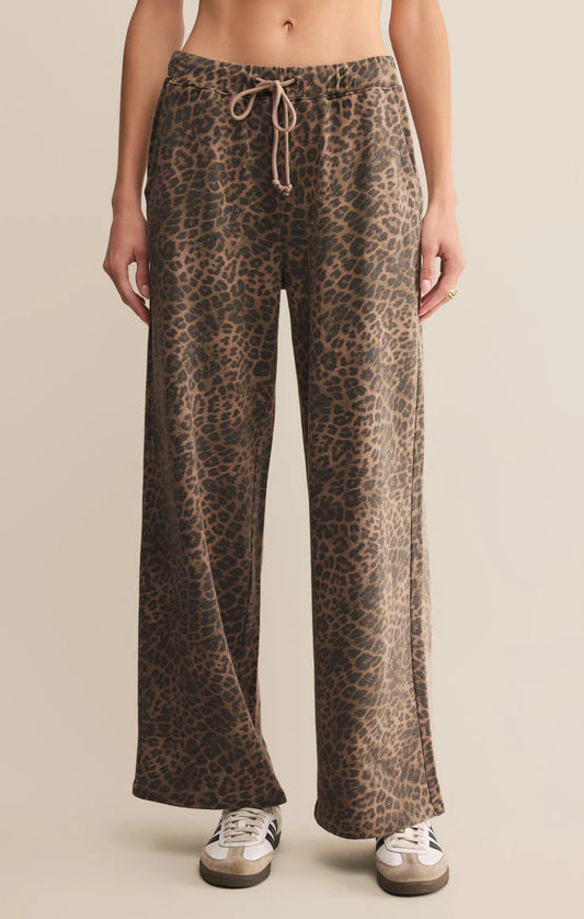 HUNTER LEOPARD KNIT PANT